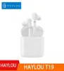 Oryginalny Haylou T19 Ładowanie bezprzewodowe TWS Słuchawki Bluetooth Aptx Czujnik w podczerwieni Touch Słuchawki bezprzewodowe Hałas Cankulling2926869
