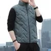 Mash Mass Men Men Autumn Winter Vest Caistcoat Korean Style Man Casual Sleveless Kurtka płaszcza Rozmiar M5XL 240229