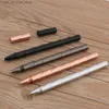 Stylos à plume Stylos à plume ic Trim Rollerball Pen Détachable Bambou en laiton OR ROSE ARGENT Pistolet noir Papeterie Fournitures scolaires de bureau Écriture Q240314