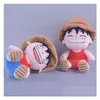 Stuffed Plush Animals Japanese Movie Pirate Luffy P Toys Childrens Gift Drop Delivery Gifts Otbpt