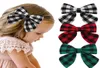 Filles cheveux accessoires pinces à cheveux Bb pince Barrettes Clips doux Plaid princesse épingle à cheveux robe de voyage mignon arc carte D31359548397