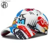 Ball Caps FS Streetwear Graffiti Hip Hop Cs Voor Mannen Vrouwen Stijlvol Baseball C Katoen Trucker Hoeden Zomer Golf Hoed pet Homme 2024 L240314