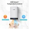 AIKE Mini Portable Hand Dryer Household Automatic Wall Dryers Bathroom Drying Hands Quickly 1015s ABS Material AK2822 240228