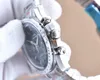 3A Qualidade Mens Relógios Japão Vk Quartz Movimento Cronógrafo Cronômetro 904l Aço Inoxidável Luminoso Natação À Prova D 'Água Designer Watch Montre De Luxe