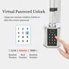 Smart Lock Fingerprint Cilindro Password Porta elettronica biometrica con codice Tastiera digitale Home Intelligent Airbnb