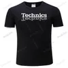 Vintage Tshirts Black Technics T Shirt DJ 1200 Turntable Music House Techno Electronic Hip Hop Summer Men s T Shirt 2206152426254