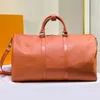 Rese shopping väska designer handväska kohud äkta läder tygväska stor kapacitet resväska lyxiga brev handväskor intern blixtlås med hög kvalitet