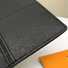 10A high quality Wallets luxury purse designer mens wallets black purse 19CM epsom Genuine Leather Long wallet Gift box packaging card holder purses designer bag