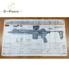 Zubehör Sig Sauer MCX VIRTUS PISTOL Gun Flag 3ft*5ft (90*150cm) Größe Weihnachtsdekorationen für Zuhause Banner Indoor Outdoor Decor M129