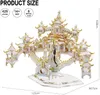 3D Bulmacalar Parçalı 3D metal bulmaca Yetişkinler için uygun Ay Sarayı 3D Metal Model Kit Çin Yapı Taşları Kit Beyin Teaser 3D Puz 240314