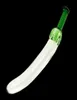 Godemiché en cristal de poivre vert, jouets sexuels en verre pour adultes, godes anaux pour femmes, masseur d'anus 5391959