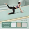 Tapete de ioga com espessura de 10mm, antiderrapante, pilates, fitness, ecológico, resistente a rasgos, feminino 240307