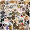 Araba Çıkartmaları 50 PCS İnternet Ünlü Kitty Meme Sticker Komik Kedi ITI DIY LAGE Dizüstü Bilgisayar Kaykay Motosiklet Bisiklet Damlası Teslimat Ot7nh