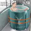 Badewannen Tragbare faltbare Badewanne Eimer große Kapazität Badezimmer Eisbad Winter Dusche Badewanne kostenlose Installation Erwachsene Baby Schwimmen