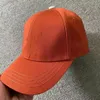 Bonés de bola para homens e mulheres designer esporte ao ar livre boné de beisebol laranja cor letras bordado golfe chapéu de sol homens senhoras ajustáveis221s