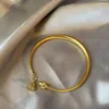 Bangle Vintage Lotus Open Pulseira Beleza Neo-Chinês Estilo Jóia Antigo Adorável Luxo Mulheres Douradas