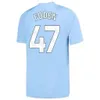 23 24 HAALAND SOCCER JERSEY GREALISH GVARDIOL MAN CITIES ALVAREZ Maglia da calcio per tifosi DE BRUYNE FODEN Casa lontano 3a Maglia da calcio Imposta uniforme