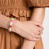 Braccialetti con ciondoli KKBEAD Piastrelle smaltate per le donne Amici di ragazza Boho Colorato braccialetto estivo con caramelle Y2k Gioielli Pulseras di lusso Regali