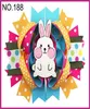 30 шт. Пасхальный фестиваль банты для волос заколки для волос в форме кролика пасхальное яйцо банты для волос аксессуары для кроликов Clipart7008214