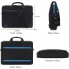 Backpack Domiso 14",156",17" Inch Thickened Multifunctional Laptop Sleeve Briefcase Messenger Bag with Usb Charging Port