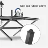 Furnishings Tryhomy Outdoor Aluminum Alloy Table Camping Egg Roll Folding Table Portable Lightweight Selfdriving Barbecue Table