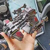الألغاز ثلاثية الأبعاد Terran Battleship Yamato Spacecraft 3D Metal Metal Three-Dimensial Manual DIY Assembly Model 240314