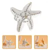 Jewelry Pouches Starfish Box Trinket Boxes Gift Room Decor Aesthetic Necklace Organizer Case Jeweled Holiday Party Favor Metal