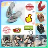 Designer Casual Platform Slides Hausschuhe Damen rutschfeste, verschleißfeste, atmungsaktive, superweiche Sohlen, Flip-Flop, flache Strandsandalen GAI