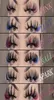 Färg Eyelash Mink 3D Fake Lashes Natural Long 25mm Colored Lash Eyelashes Party Makeup Kit Colorful False Eye Lashes Whole3112654