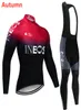 Ineos cykling tröja kit 2020 pro Team hösten långärmad cykelkläder MTB cykelkläder 9d gel vadderade smörbockar kit ropa cicl4209927