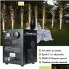 Andere Bühnenbeleuchtung SFX Cold Spark Hine 650W Spray 2-5M Brunnen Hochzeitsfeier Wunderkerzeneffekt Rauchfreies Feuerwerk Dmx Remote Drop Dhwtu