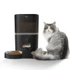 Karmienie 4L z kamerą HD Automatyczne karmienie zwierząt domowych kota i karma dla psów Automatyczna dozownik odpowiednie dla dwóch karmionych karmieniem dla dwóch zwierzaków i psa