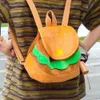 Backpacks Storage Bags Girls Shoulder Bags Large Capacity Hamburger Plush Backpack Cartoon Burger Bag Kids Pack Kindergarten School BagL2403