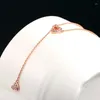 Collane con ciondolo Moda Amore Cuore Cubic Zirconia Colore oro rosa Pendenti Gioielli all'ingrosso per le donne DWN159