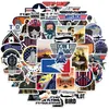 Bilklistermärken 50st Movie Top Gun Maverick Sticker Tom Cruise iti för DIY Lage Laptop Skateboard Motorcykelcykel Drop Delivery Autom OTB29
