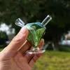 Neueste Bunte Rauchen Bubbler Dicke Glas Diamant Form Rohre Tragbare Tasche Mini Kräuter Tabak Zigarettenspitze Tipps Rohr Wasserpfeife Blase Hand Bong DHL