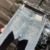 dp2353 DEPT.Hoge kwaliteit herenjeans Distressed Motorcycle biker jean Rock Skinny Slim Gescheurde gatstreep Modieuze slangenborduurwerk Denim broek