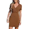 Casual Jurken Sexy Hip Taille Korte Jurk Vrouwen Kleding 2024 Zomer Elegante Avond Mini Femal Bodycon Zwarte Rok Vestidos