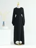 Ethnische Kleidung Ramadan Abayas Muslim Arabisch Bescheidenes Kleid Gebetskleidung für Frauen Abaya Dubai Türkei Islam Kaftan Robe Femme Musulmane