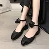 Scarpe eleganti Marie Janes Tacchi alti Sandali da donna Designer Pantofole a fiori 2024 Estate Walking Infradito Décolleté Mujer Slides