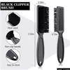 Brosses à cheveux Barber Blade Clipper Brosse de nettoyage Nylon Tondeuse Duster Fade Outil pour Drop Delivery 2022 Toptrimmer Amobj Produits Car C Otgpr