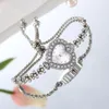 Wristwatches Women's Diamond Watches Bracelet Easy Read Heart Shape Dial Eting And Dating Office