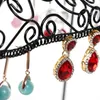 Pochettes à bijoux, cadre d'affichage créatif, boucles d'oreilles en fer forgé, support de rangement de comptoir