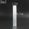 Hot Sale Portable Plastic Perfume Bottles 3ml Cosmetic Spray Bottle Atomizer For Travel Size 4000pcs/lot