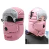 Unisex balaclava vinter varm hatt fångare mössa ansikte ögonskydd vindtäta cykel mössor Masker 4uvny