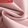 Curtains Pink Short Blackout Curtains in the Living Room Solid Blinds Curtain for Windows Tende Texture Small Cortinas Cortas Shading 85%