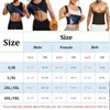 Suor sauna corpo shapers colete cintura trainer topos emagrecimento compressão shapewear cintura shaper espartilho para homens mulheres camisa de treino 240306