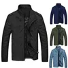 Herrenjacken Einfache Freizeitjacke 3D-Schnitt Slim Fit Warme Männer Zwei Taschen Top Lose Mantel Für Büro