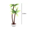 Decoratieve Bloemen 10/20 stks Mini Nep Decoratie Ambachtelijke Bonsai Miniatuur Kunstplanten Micro Landschap Kokosnoot Palmboom