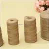 Craft Tools Natural Vintage Jute Rope Cord String Twine Burlap Ribbon Crafts Sewing Diy Wedding Party Decoration 5814 Q29496134 Drop Dhihi